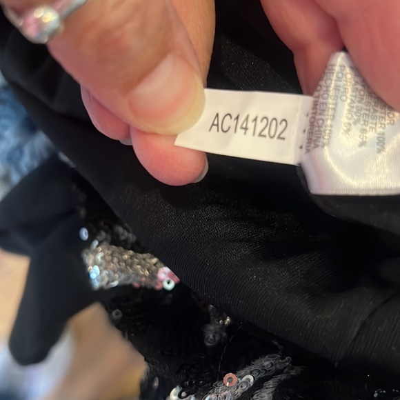 Gianni Bini Black and Silver Sleeveless Cocktail Dress Size Small - Picture 11 of 11